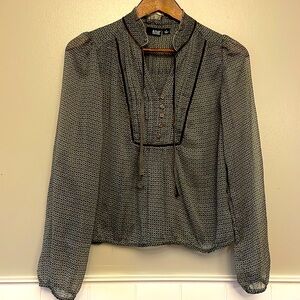 a.n.a Black and Gray Blouse